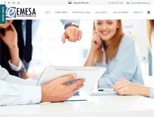 Tablet Screenshot of emesa.com